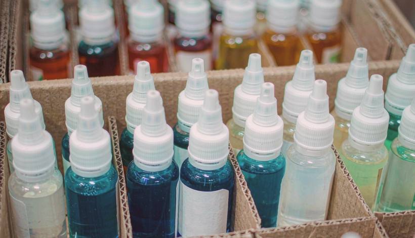 Middle East Intense Flavor Liquids packaging detail