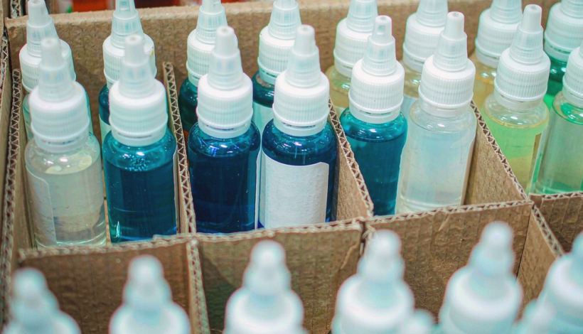 Middle East Intense Flavor Liquids packaging detail
