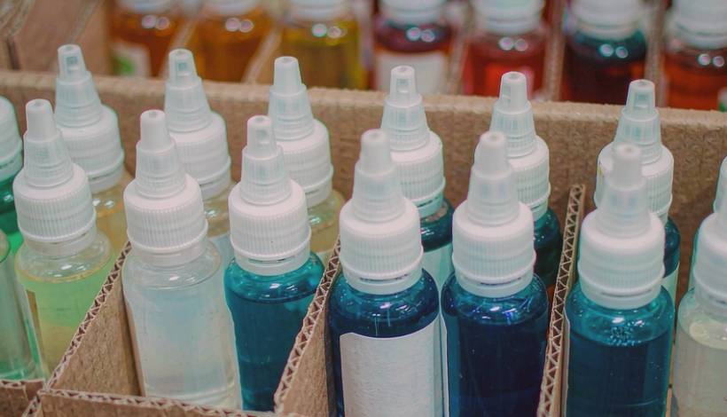 Middle East Intense Flavor Liquids packaging detail